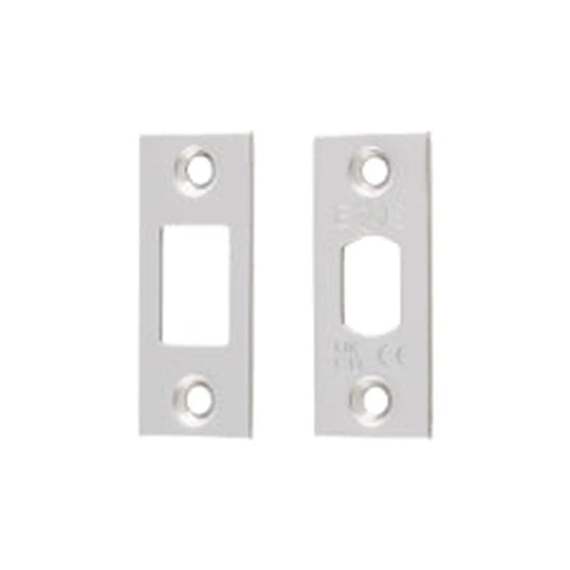 Forend Strike & Fixings - Tld - Square - Bright Stainless Steel
