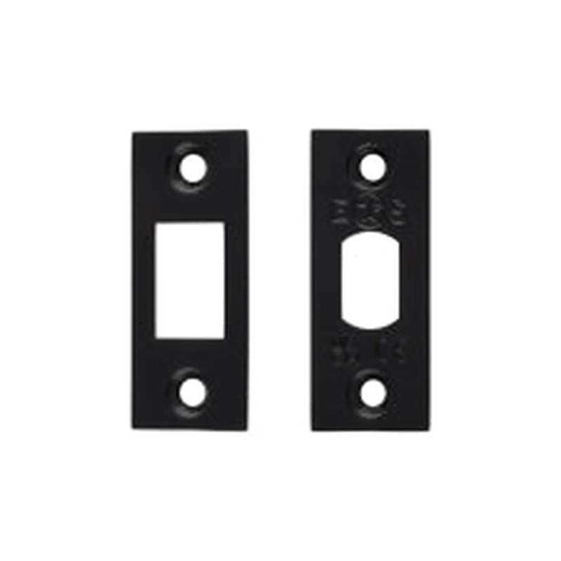Forend Strike & Fixings - Tld - Square - Matt Black