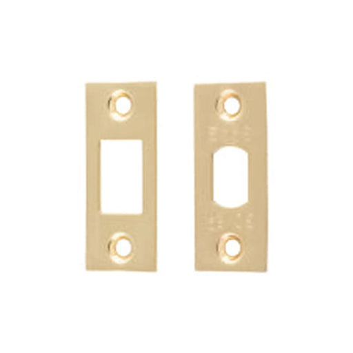 Forend Strike & Fixings - Tld - Square - Satin Brass