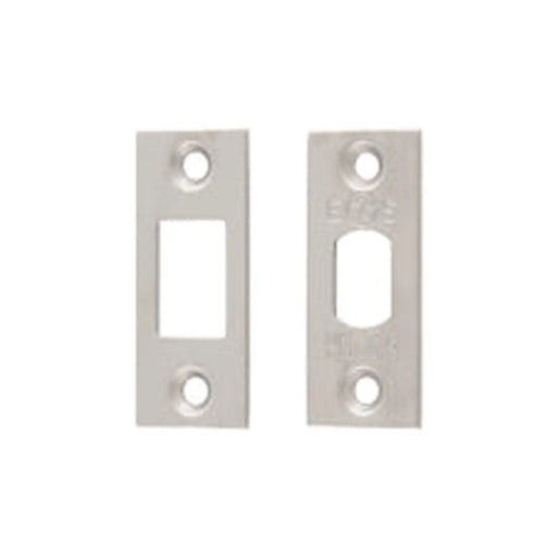 Forend Strike & Fixings - Tld - Square - Satin Stainless Steel