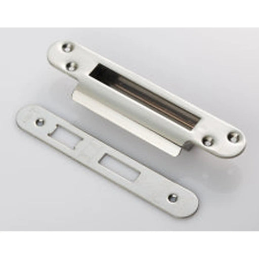 Forend Strike & Fixing Pack - Lsb - Radius - Bright Stainless Steel