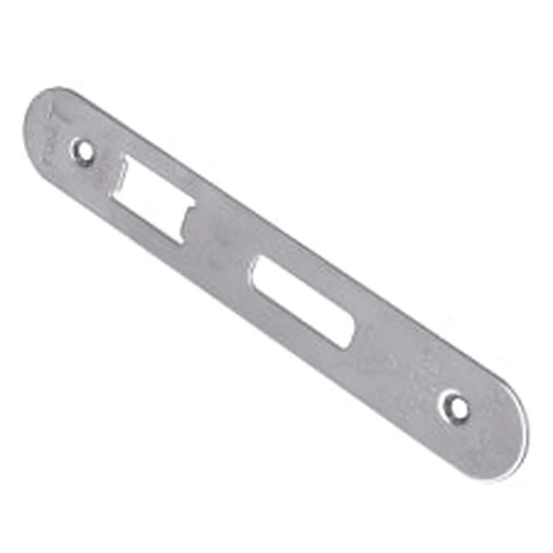 Forend Strike & Fixing Pack - Lsb - Radius - Satin Stainless Steel