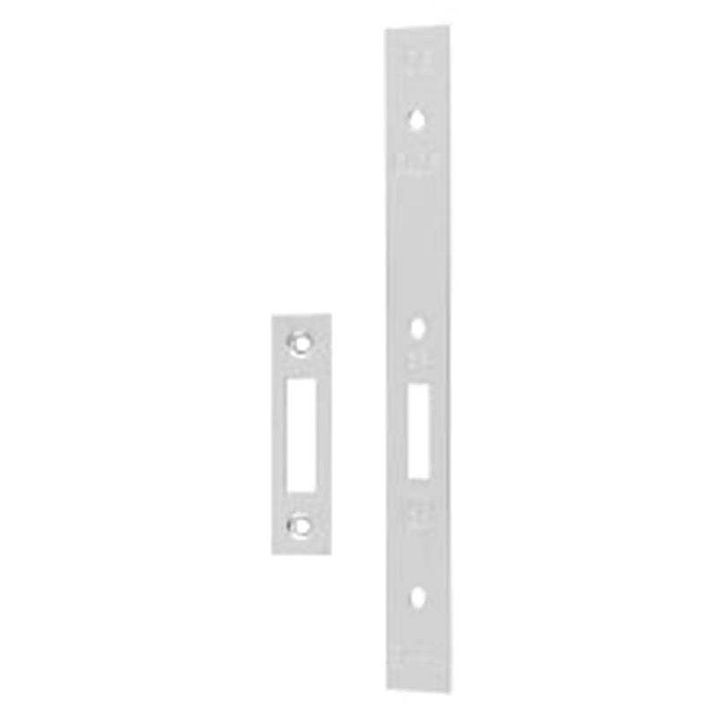 Forend Strike & Fixings - Dls0060Ep - Square - Bright Stainless Steel