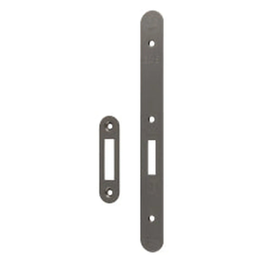 Forend Strike & Fixings - Dls0060Ep - Radius - Matt Bronze