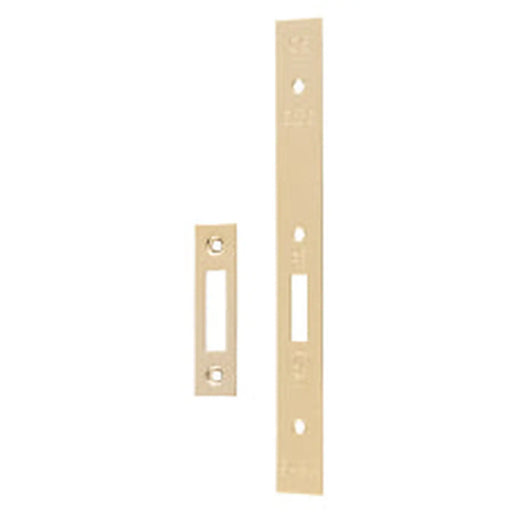 Forend Strike & Fixings - Dls0060Ep - Square - Stainless Brass
