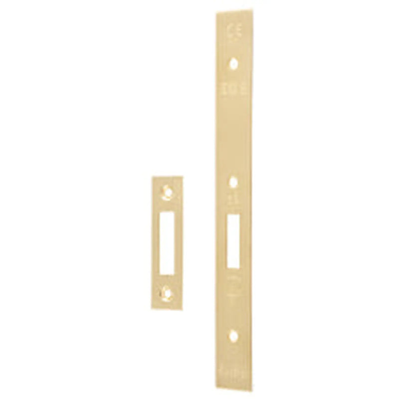 Forend Strike & Fixings - Dls0060Ep - Square - Satin Brass