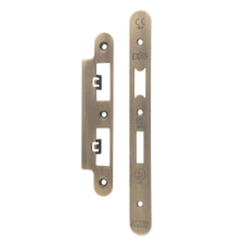 Forend Strike & Fixings - Dls7260Ep/Dls7860Wc - Radius - Antique Brass