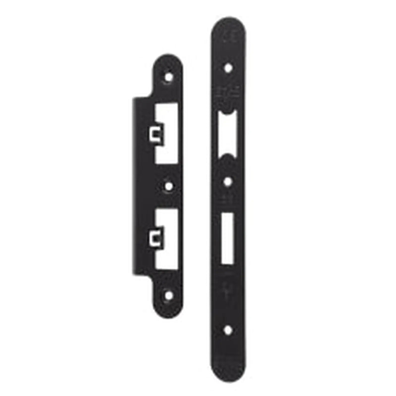 Forend Strike & Fixings - Dls7260Ep/Dls7860Wc - Radius - Matt Black