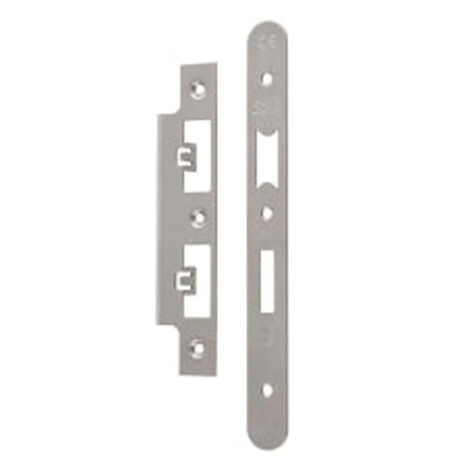 Forend Strike & Fixings - Dls7260Ep/Dls7860Wc - Radius - Satin Stainless Steel