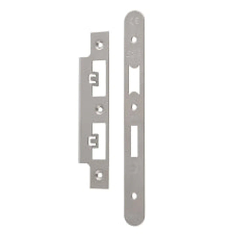 Forend Strike & Fixings - Dls7260Ep/Dls7860Wc - Radius - Satin Stainless Steel