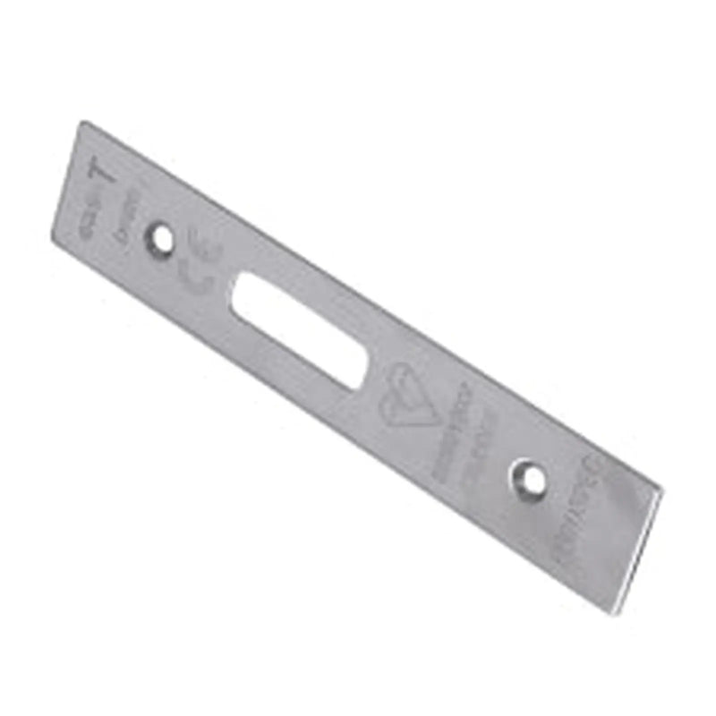 Forend Strike & Fixings - Edbl - Square - Satin Stainless Steel