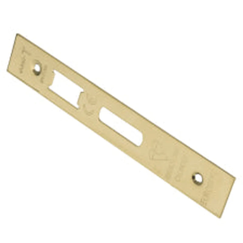 Forend Strike & Fixings - Esbl - Square - Stainless Brass