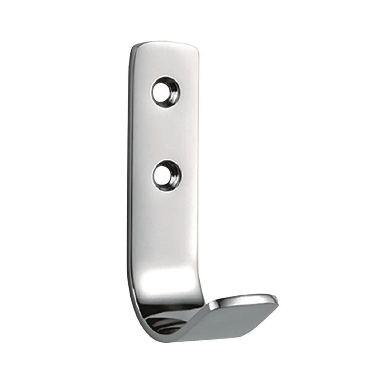 Coat Hook - 80 X 20Mm - Face Fix - Satin Stainless Steel