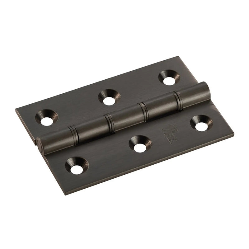 Stax 75 X 50 X 2.5Mm Double Phosphor Bronze Washered Butt Hinge C/W Screws (Pair) - Matt Bronze 76 x 50 x 2.5mm