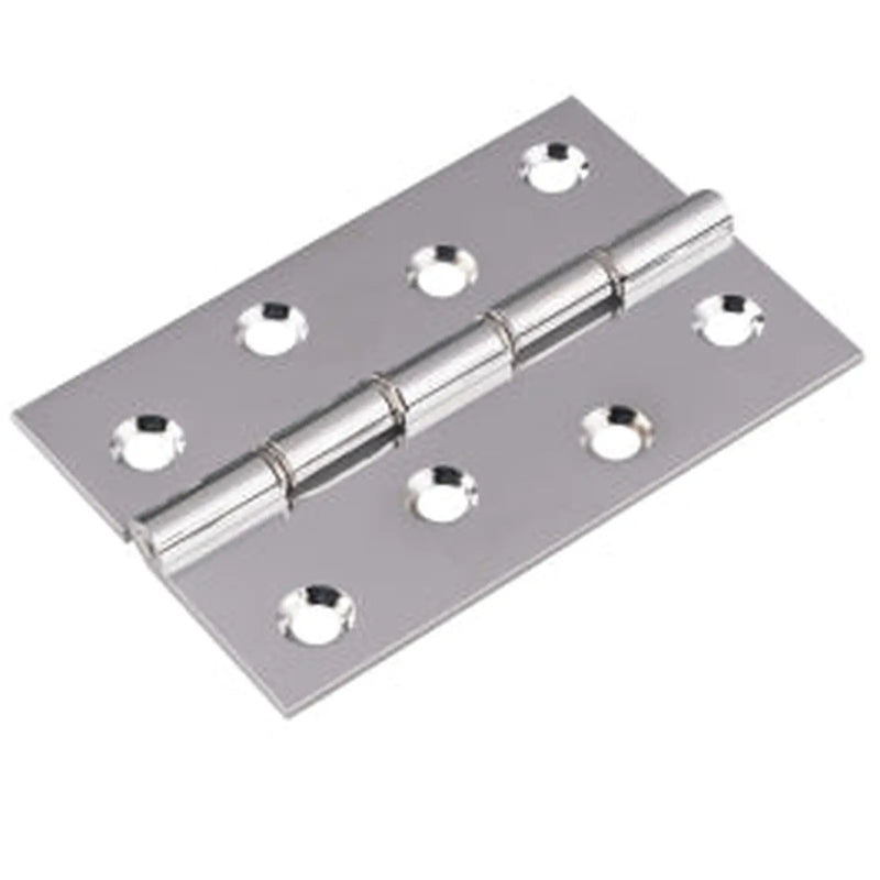 Stax 100 X 67 X 2.2Mm Double Steel Washered Butt Hinge C/W Screws (Pair) - Polished Chrome