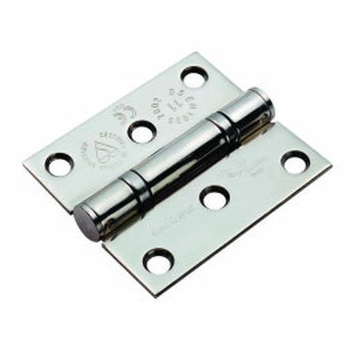 Stax 76 X 67 X 2.5Mm Ball Bearing Hinge Grade 11 C/W Screws (Pair) - Bright Stainless Steel