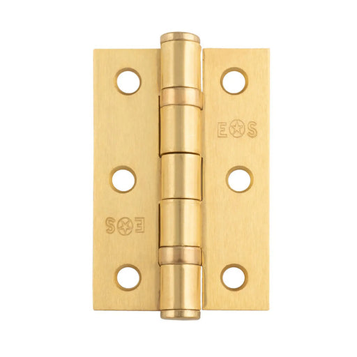 Stax 76 X 51 X 2Mm Ball Bearing Butt Hinge - Satin Brass