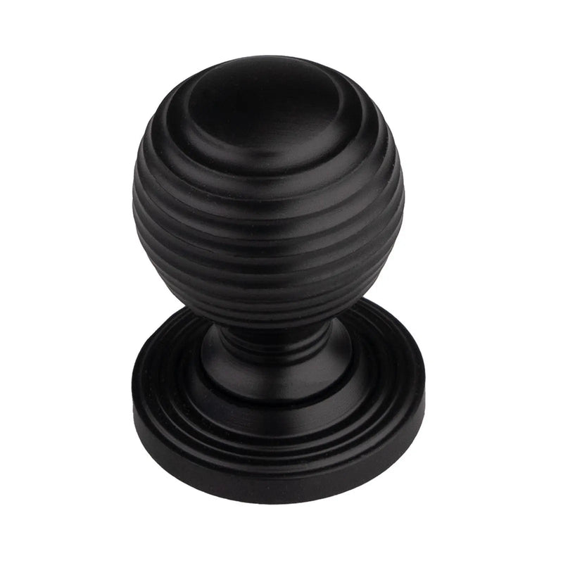 Queen Anne Knob 22Mm - Matt Black