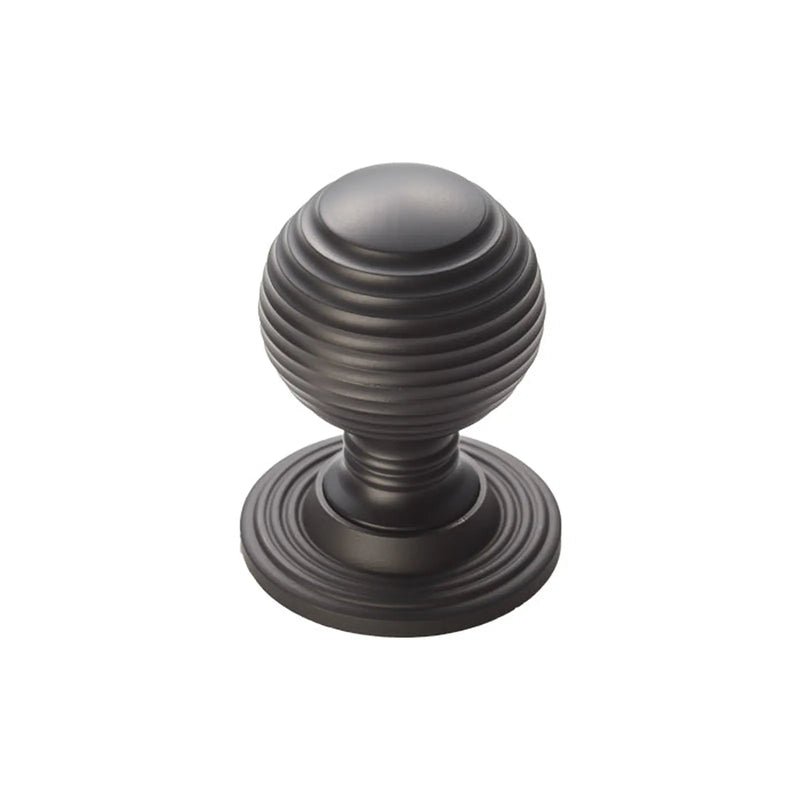 Queen Anne Knob 28Mm - Matt Black