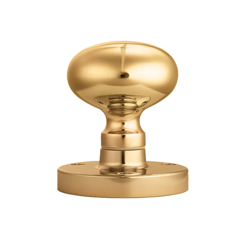 Victorian - Mortice Knob Mushroom Otl (Polished Brass) - Polished Brass 61MM