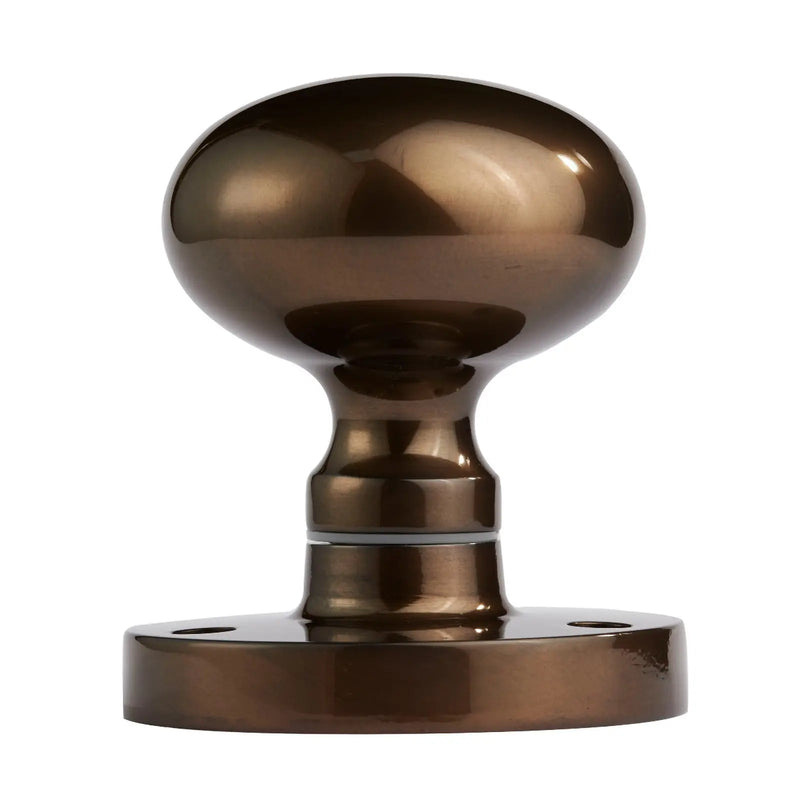 Victorian - Mushroom Mortice Knob Bgos (Dark Bronze Matt) - Dark Bronze Matt 61MM