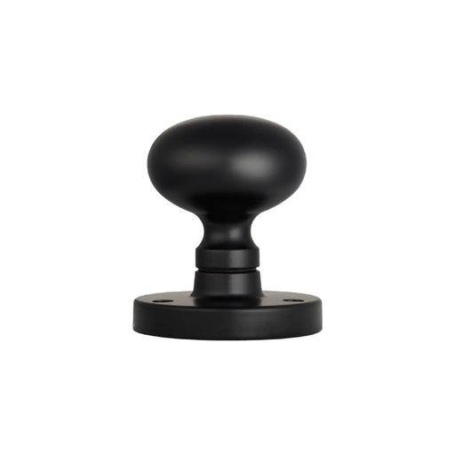 Victorian - Mortice Knob Mushroom Nero (Matt Black) - Matt Black