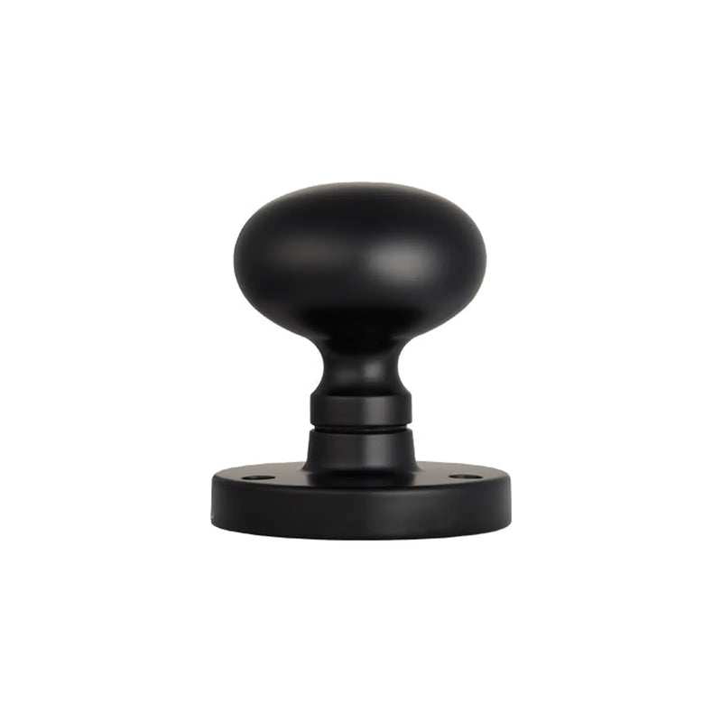Victorian - Mortice Knob Mushroom Nero (Matt Black) - Matt Black