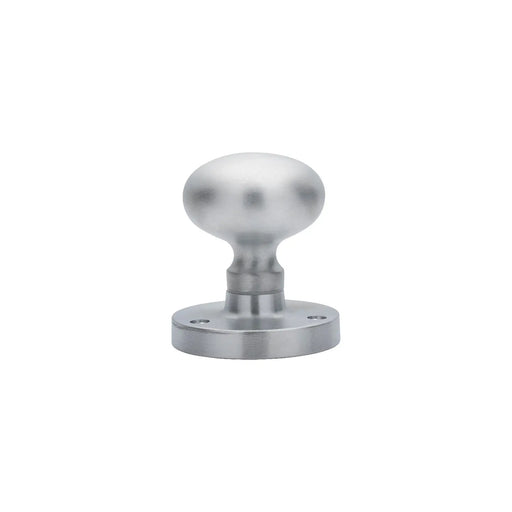 Victorian - Mortice Knob Mushroom Csa (Satin Chrome) - Satin Chrome 61MM