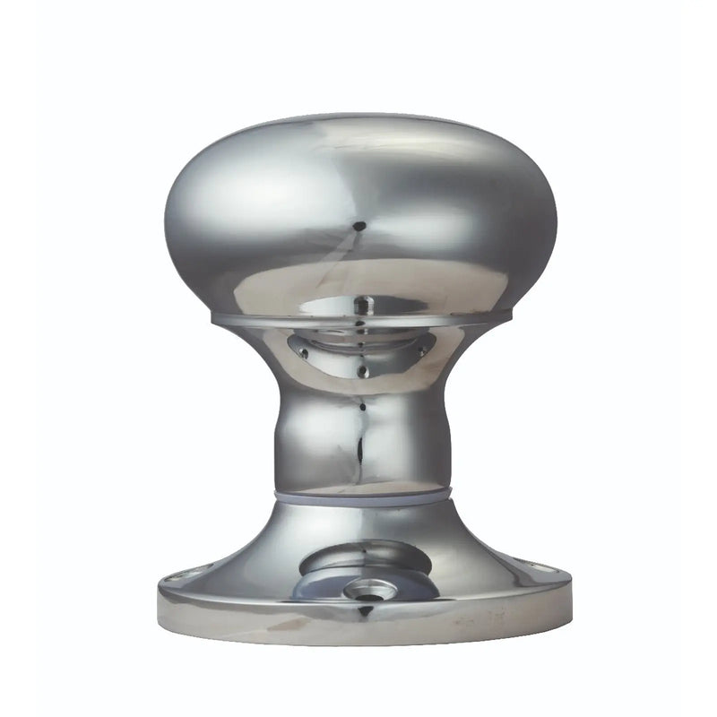 Victorian - Mortice Knob Mushroom ( Unsprung) Cro (Polished Chrome) - Polished Chrome 56MM