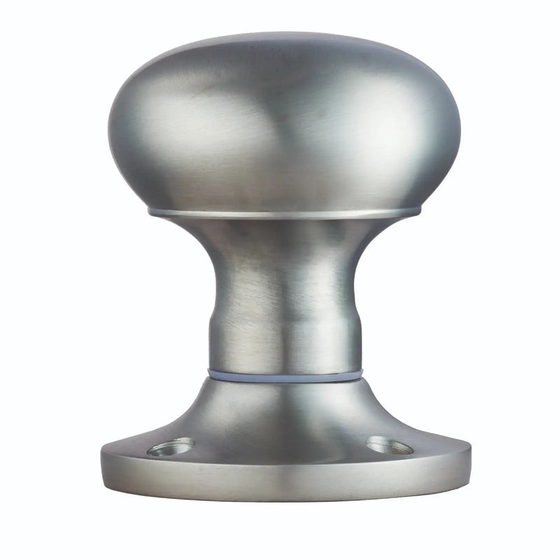 Victorian - Mortice Knob Mushroom (Unsprung) Csa (Satin Chrome) - Satin Chrome 56MM