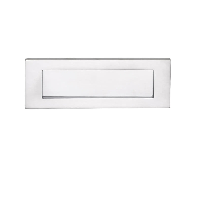 Victorian - Letter Plate - Satin Chrome 276 x 94mm