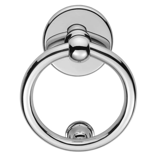 Victorian - Ring Door Knocker - Polished Chrome 134MM