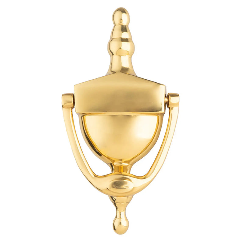 Victorian - Urn Door Knocker - Polished Brass 152MM