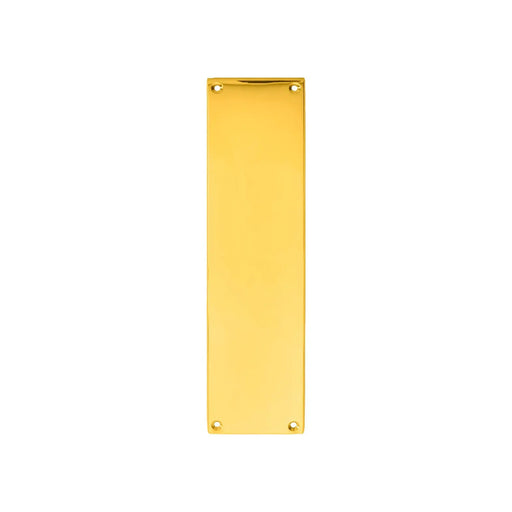Victorian - Finger Plate - Polished Brass 305MM X 70MM