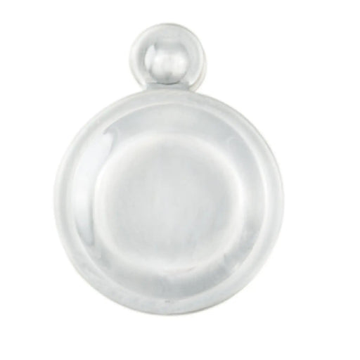 Escutcheon - Lock Profile Victorian Round Cover Face Fix - Polished Chrome 32MM