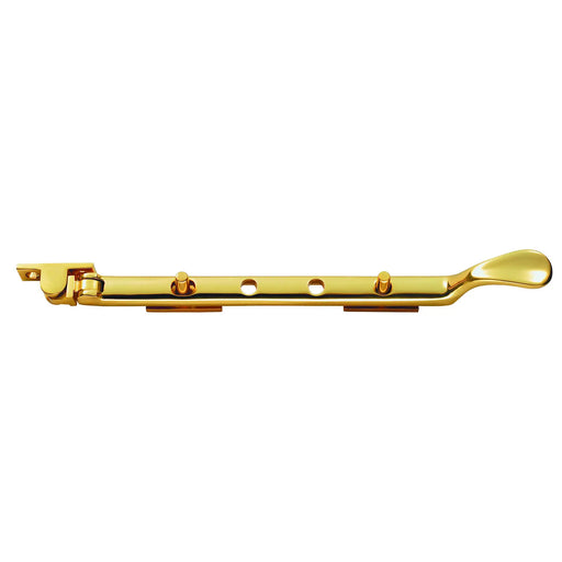 Stax 264Mm Victorian Casement Stay - Polished Brass 270mm