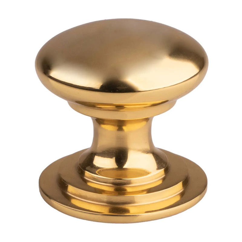 Victorian Cupboard Knob (One Piece) 42Mm - Polished Brass 42 ( 42 )