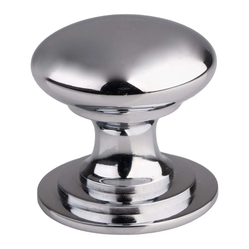 Victorian Cupboard Knob (One Piece) 42Mm - Polished Chrome 42 ( 42 )