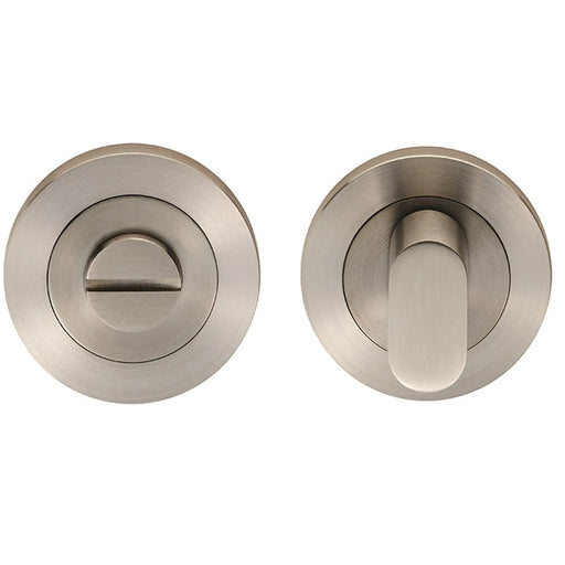Stax Turn & Release - 5Mm Spindle - Screw-On Round Rose - Grade 316 - Satin Stainless Steel