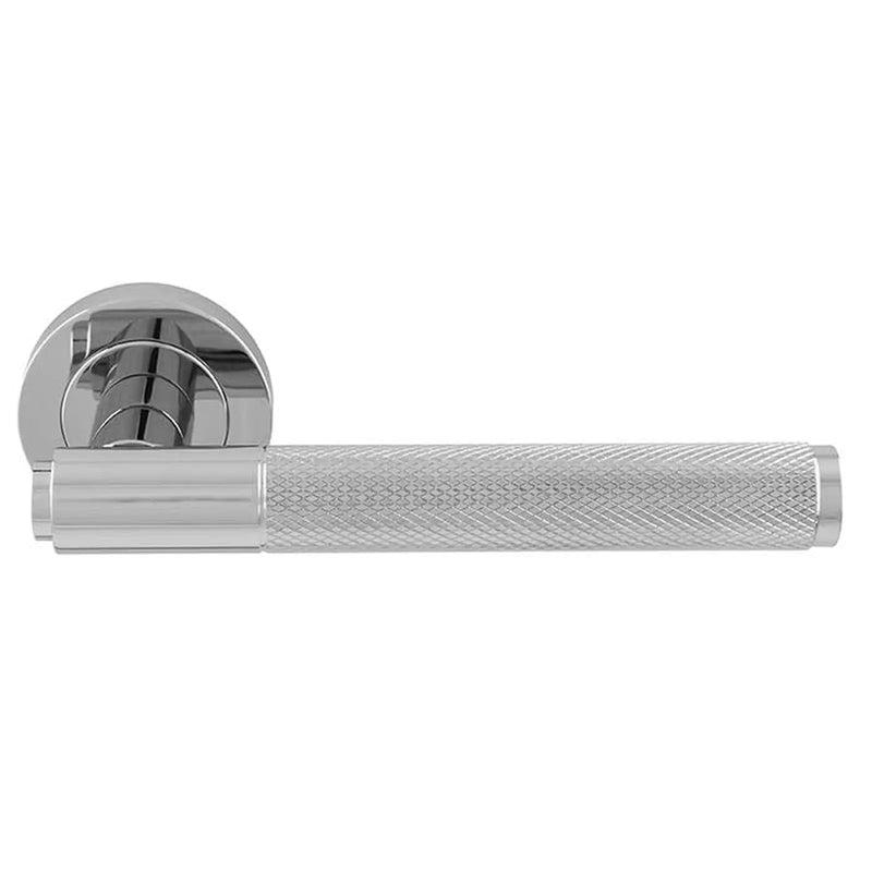 Syntax Lever On Concealed Fix Round Rose Cro (Polished Chrome) - Polished Chrome