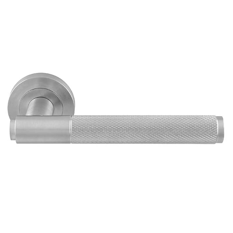 Syntax Lever On Concealed Fix Round Rose Csa (Satin Chrome) - Satin Chrome
