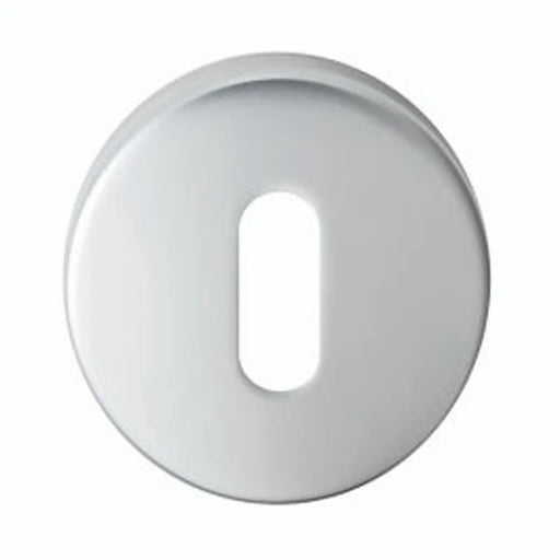 Escutcheon - Lock Profile On Concealed Fix Push On Round Rose - Satin Chrome 52MM