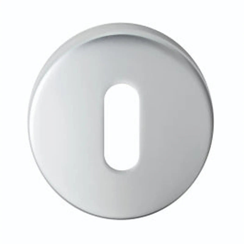 Escutcheon - Lock Profile On Concealed Fix Push On Round Rose - Satin Chrome 52MM