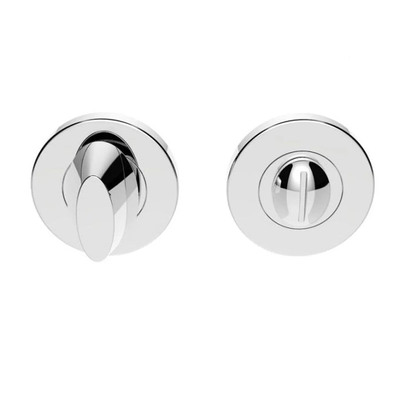 Stax Turn & Release On Concealed Fix Push On Round Rose - Polished Chrome 52MM