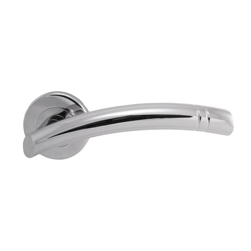 Serozzetta Cuarenta Lever On Concealed Fix Push On Round Rose - Polished Chrome 52 MM DIA