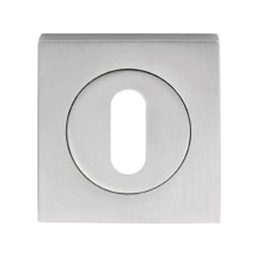Escutcheon - Lock Profile - Square Rose - Polished Chrome 52MM