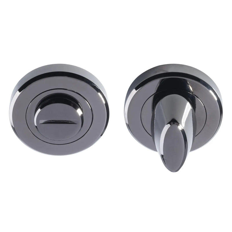 Stax Turn & Release - 5Mm Spindle - Screw-On Round Rose - Black Nickel 52MM