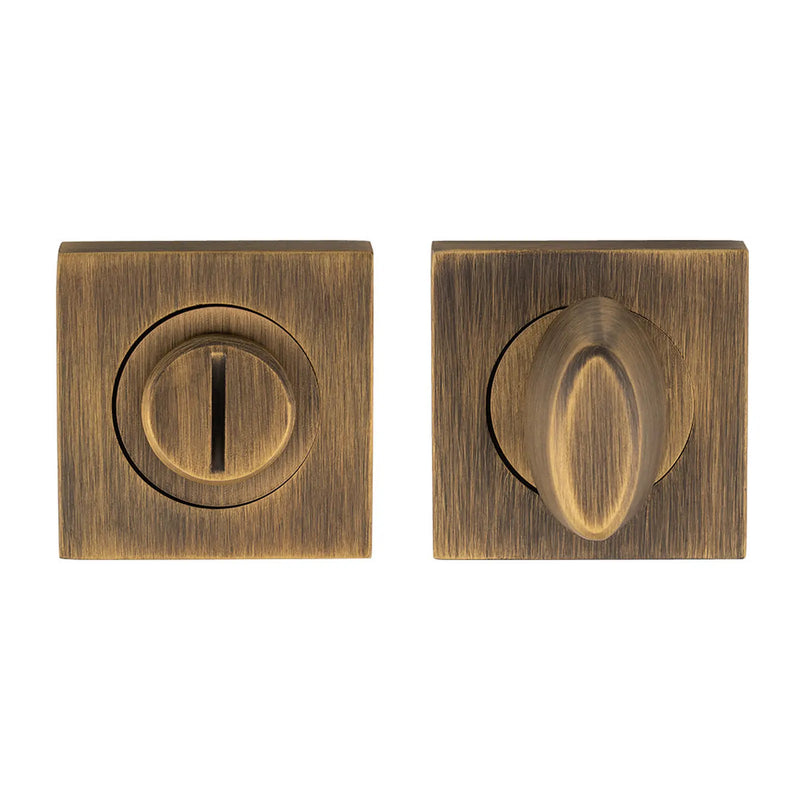 Stax Turn & Release - 5Mm Spindle - Square Rose - Antique Brass
