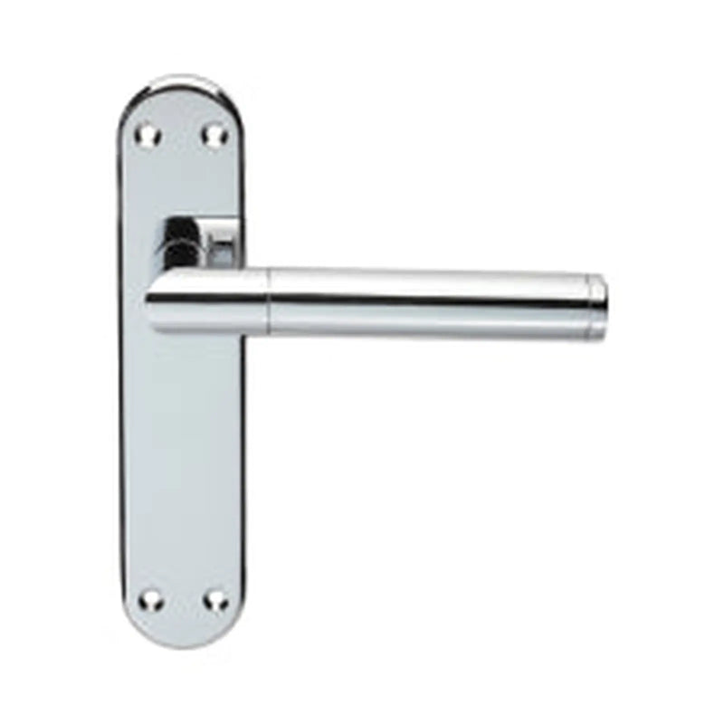 Scope Lever On Face-Fix Backplate - Latch - Polished Chrome 180 x 40mm