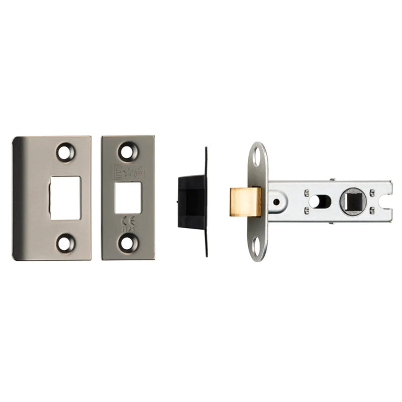 Stax 64Mm Bolt-Through Tubular Latch - 8Mm Follower - Radius - Matt Bronze